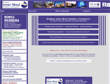 Tablet Screenshot of innerwestchamber.com.au